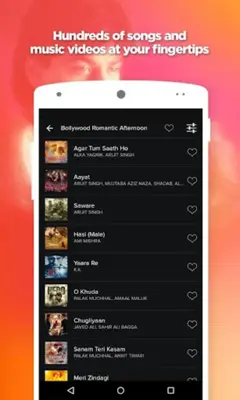 Love Songs Hindi android App screenshot 3